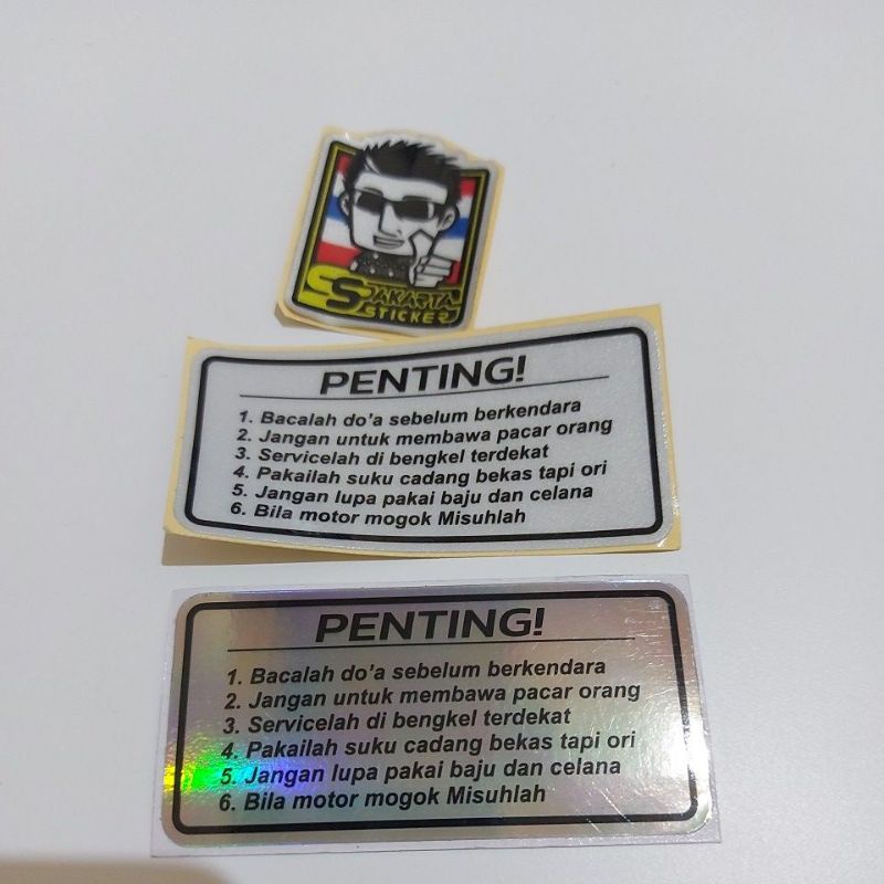 

STICKER PENTING PRINCUTT