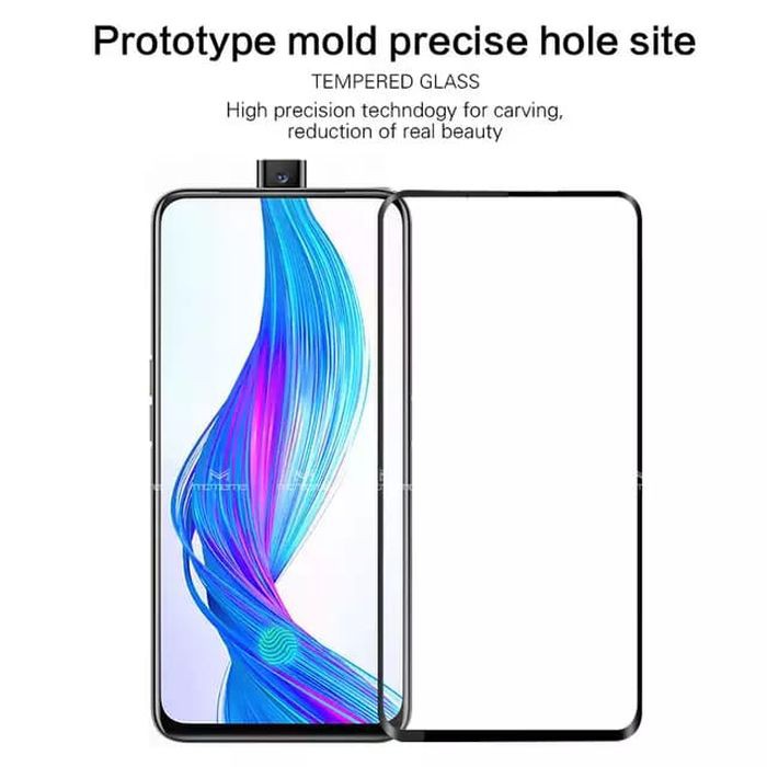 Oppo Realme X Tempered Glass 5D Full Cover Full Lem