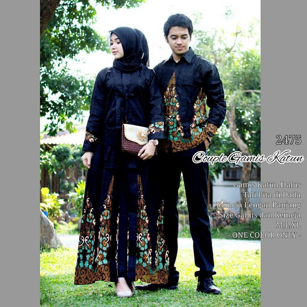 GROSIR BATIK COUPLE GAMIS KATUN