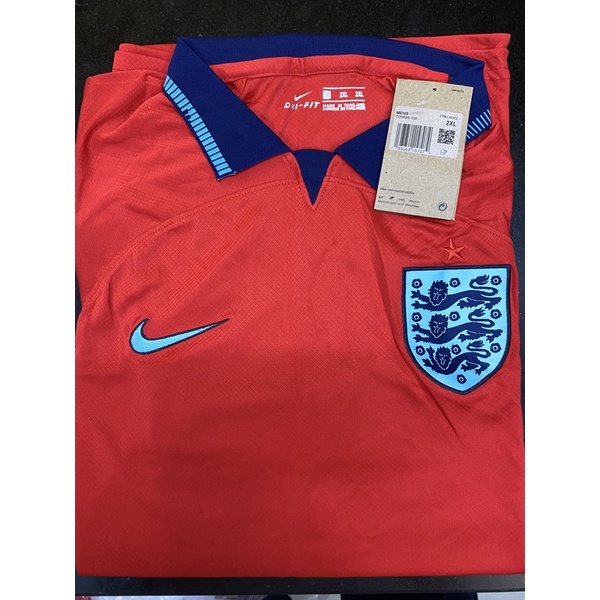 BIG SIZE XXL XXXL XXXXL JERSEY BOLA INGGRIS AWAY WORLD CUP 2022 GRADE ORI IMPORT