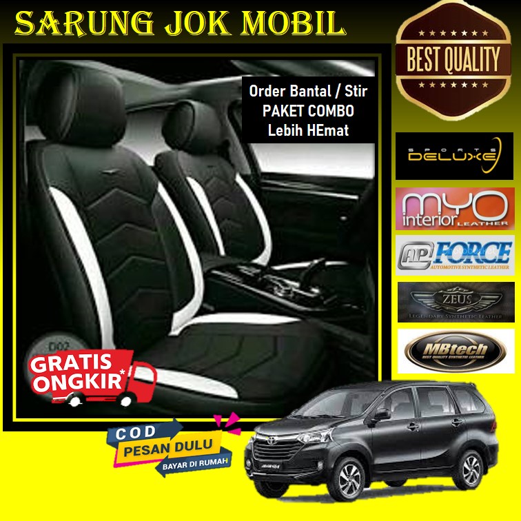 sarung jok 3 baris xenia  2004 - 2009