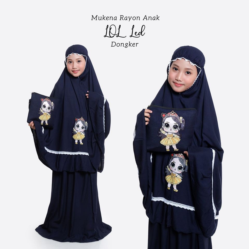 Mukena Anak Rayon Lola LED