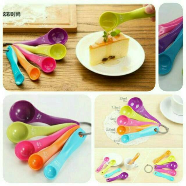 Measuring spoon / Sendok takar Kecil Food Grade 5 in 1 sendokcp