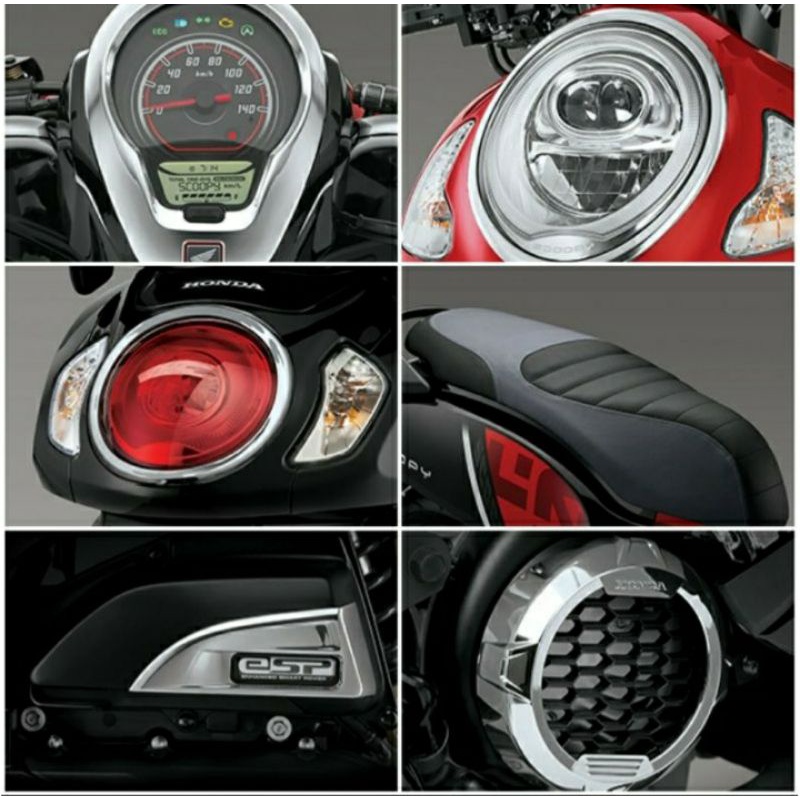 Aksesoris scoopy 2021-2024 original ahm-step floor scoopy original