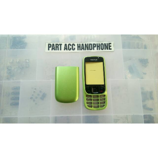 Casing nokia 6303 classic hijau bahan besi