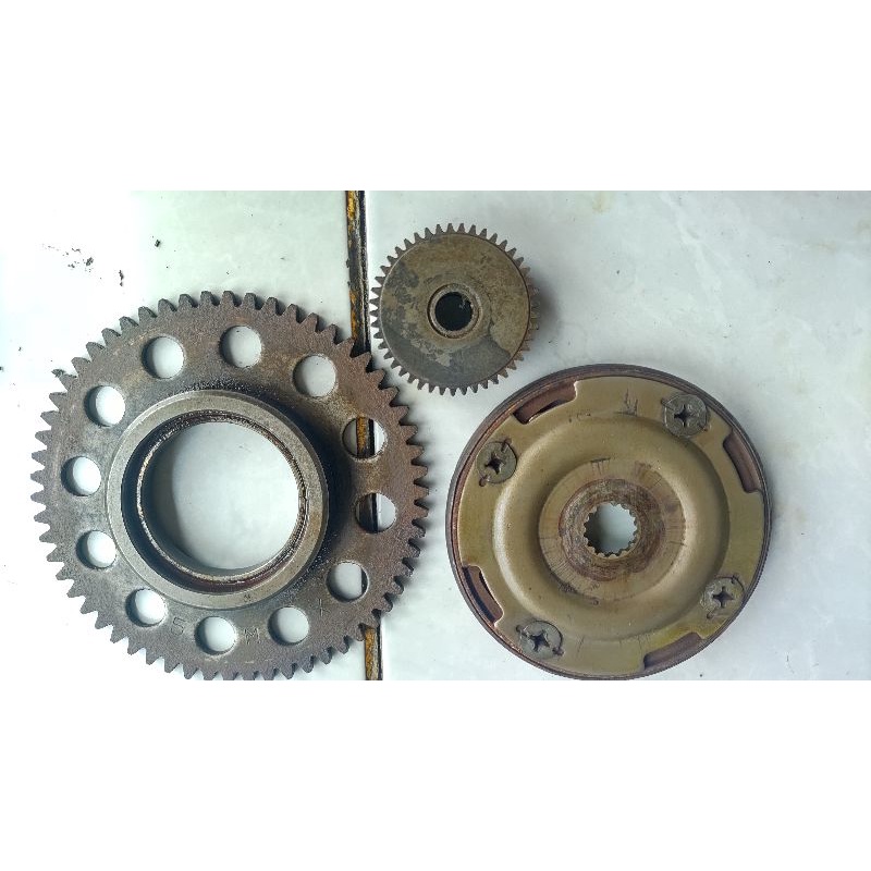 GIGI SET PANGANTAR DINAMUK STATER MIO SPORTY ORIGINAL LEPASAN MOTOR