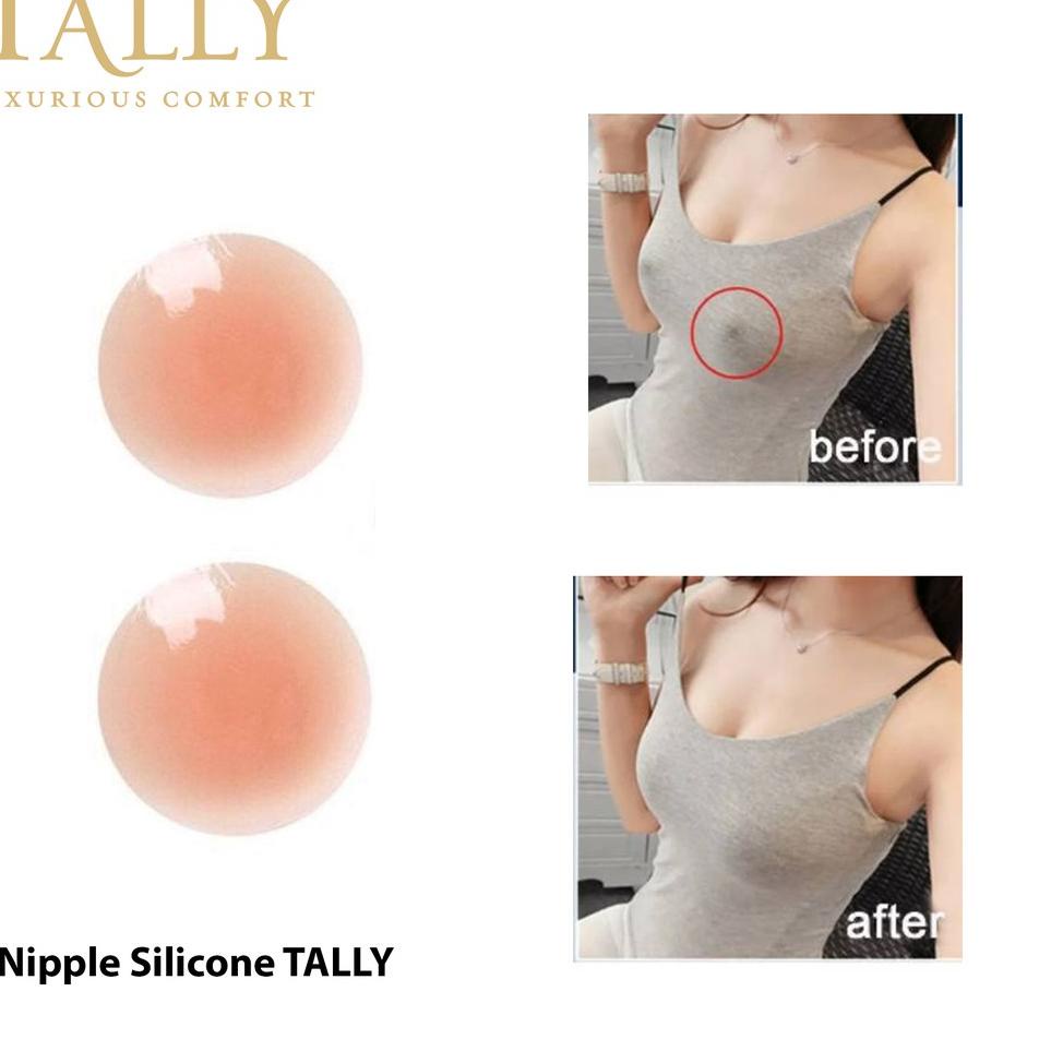 [Art. 3746] TALLY Nipple Silicone Pads/ Bra Penutup Putting Ls Bra