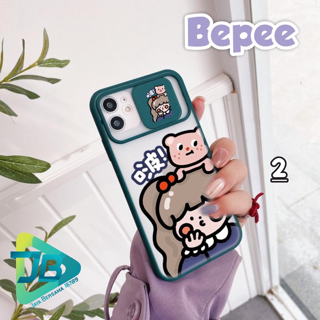 SOFTCASE SLIDE KAMERA BEPEE OPPO VIVO SAMSUNG XIAOMI REALME IPHONE ALL TYPE JB4858