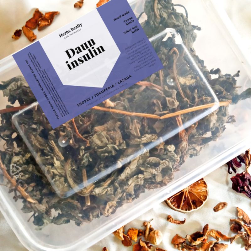 

Daun Insulin Kering Untuk Diabetes 100 Gram Campuran Minuman Rempah Herbal Berkasiat By Secret Garden Store