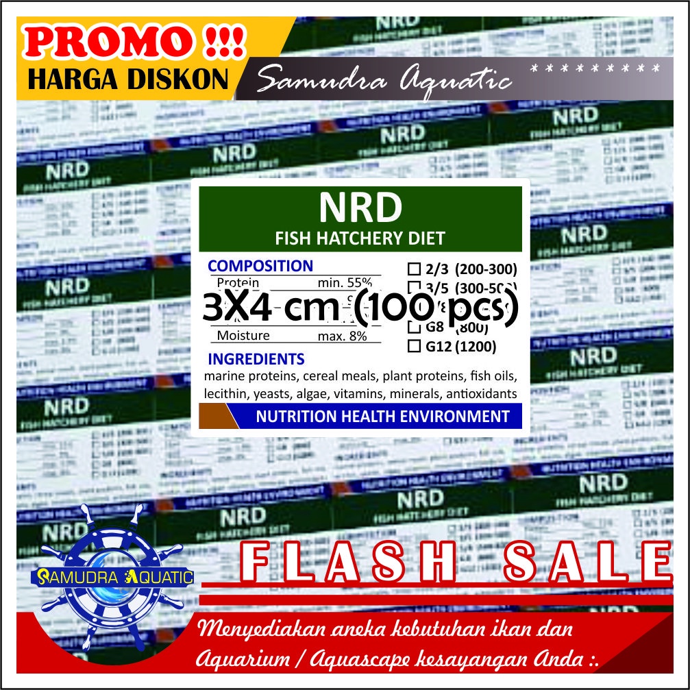 Stiker Kemasan Repack NRD, Stiker NRD