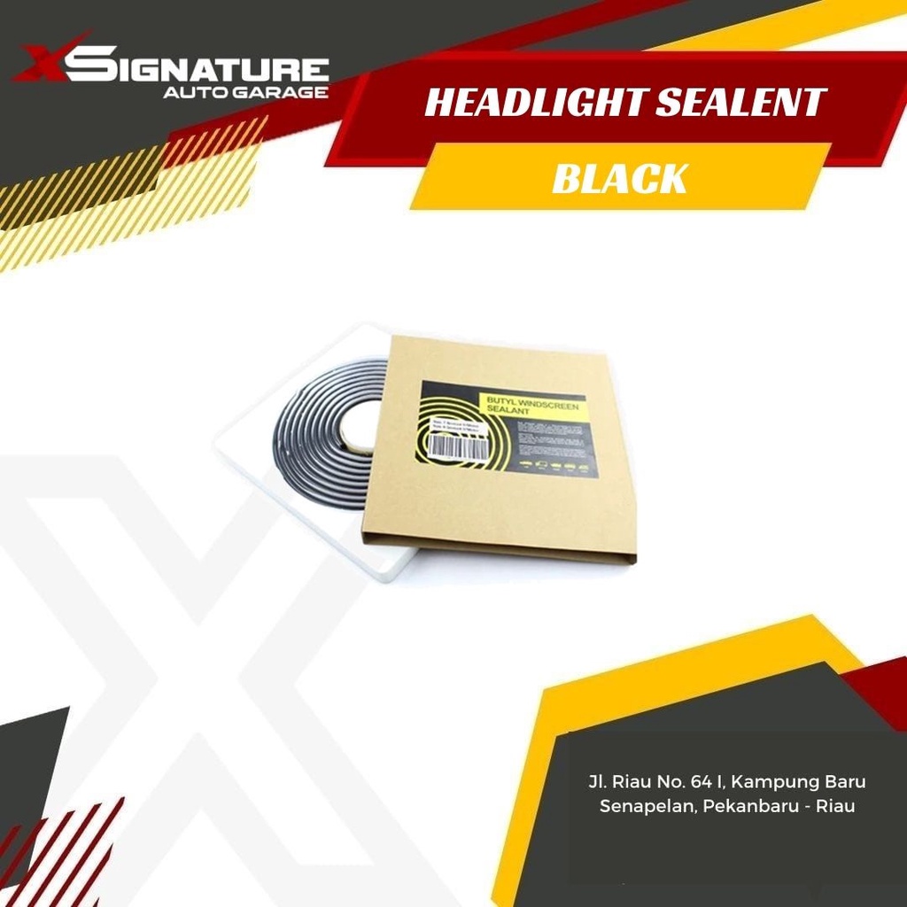 HEADLIGHT SEALENT / LEM LAMPU BLACK SNAKE GLUE BUTYL