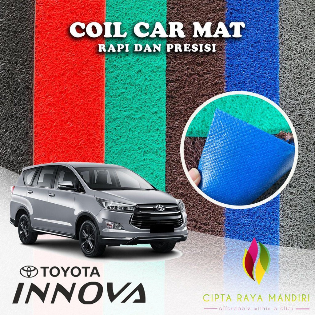 Karpet Mobil Premium TOYOTA All New Innova FULL Bagasi 1 Warna