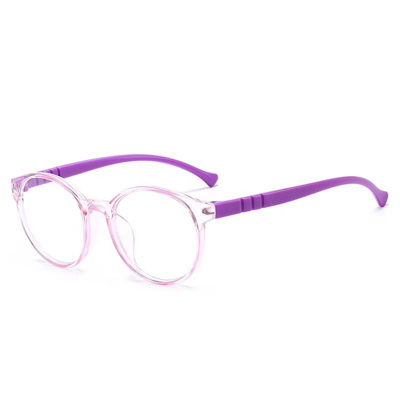 (YUZHU) COD Frame Kacamata Anti Radiasi Bulat Anak Colorful Flexible Frame Kacamata Anti Biru Komputer Eyeglasses