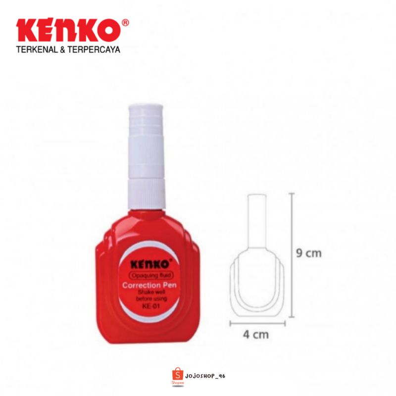 

Correction Fluid Tip ex Cair KENKO KE-01 Merah