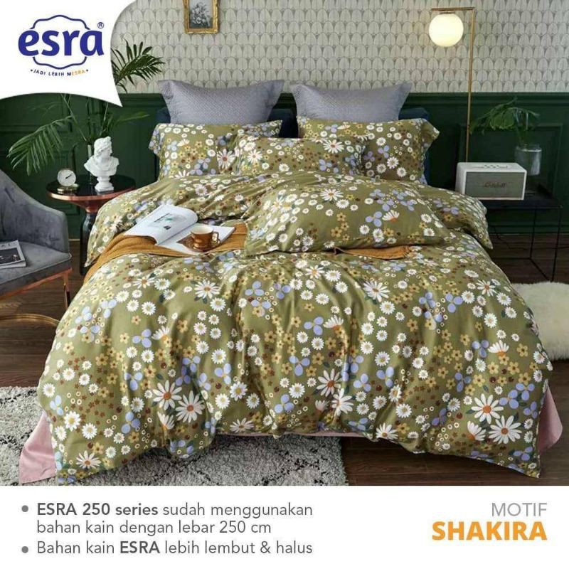 sprei homemade katun lokal motif : SHAKIRA