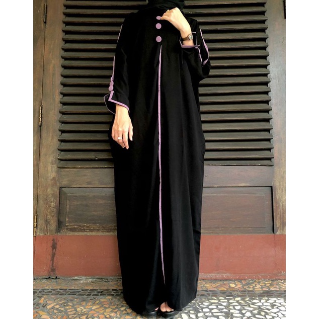 Abaya Saudi Abaya Aynur / Gamis Hitam / Dress Hitam / Gamis Arab / Abaya Arab