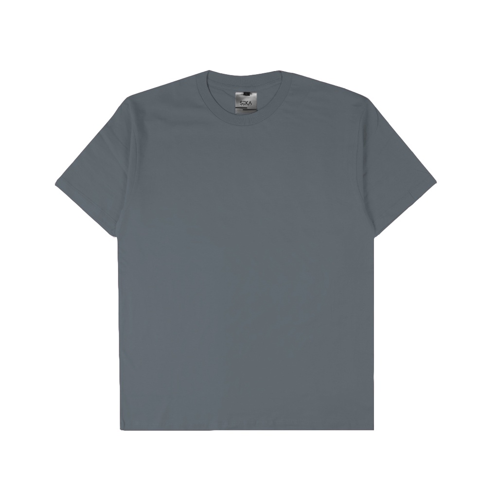 Seka Basics - Kaos Polos Stone Grey 30s