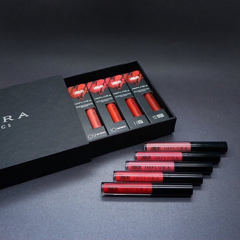 IMPLORA URBAN LIP CREAM MATTE LIPSTICK IMPLORA LIPSTIK IMPLORA