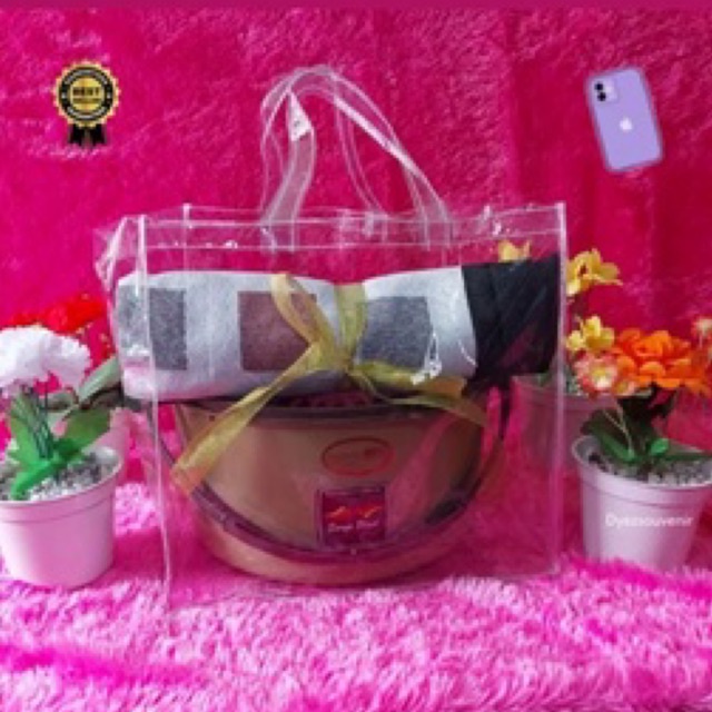 tas mika berkat ready uk 25x25x25 tas mika polos pvc