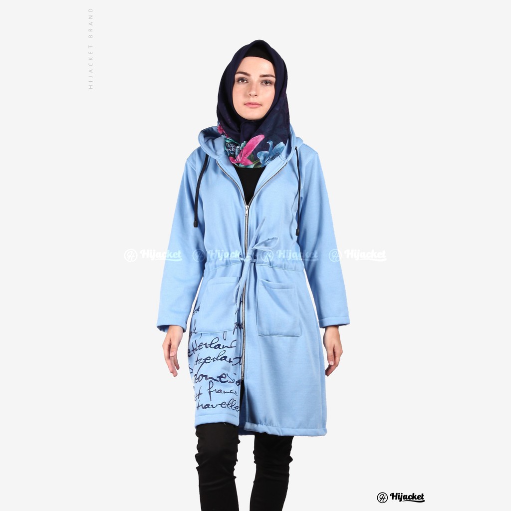 Hijacket Urbanashion Series Origilal Jaket Hijabers Bahan Premium Fleece yang 