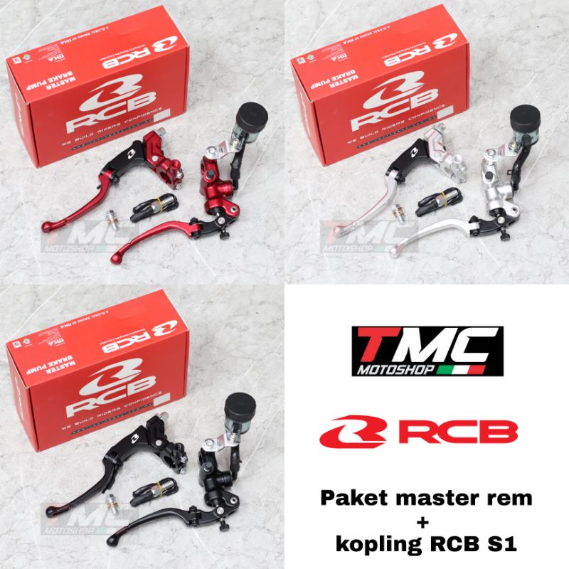 Paket Master rem dan kopling RCB S1 CBR150 R15 GSX150 R25 Ninja250