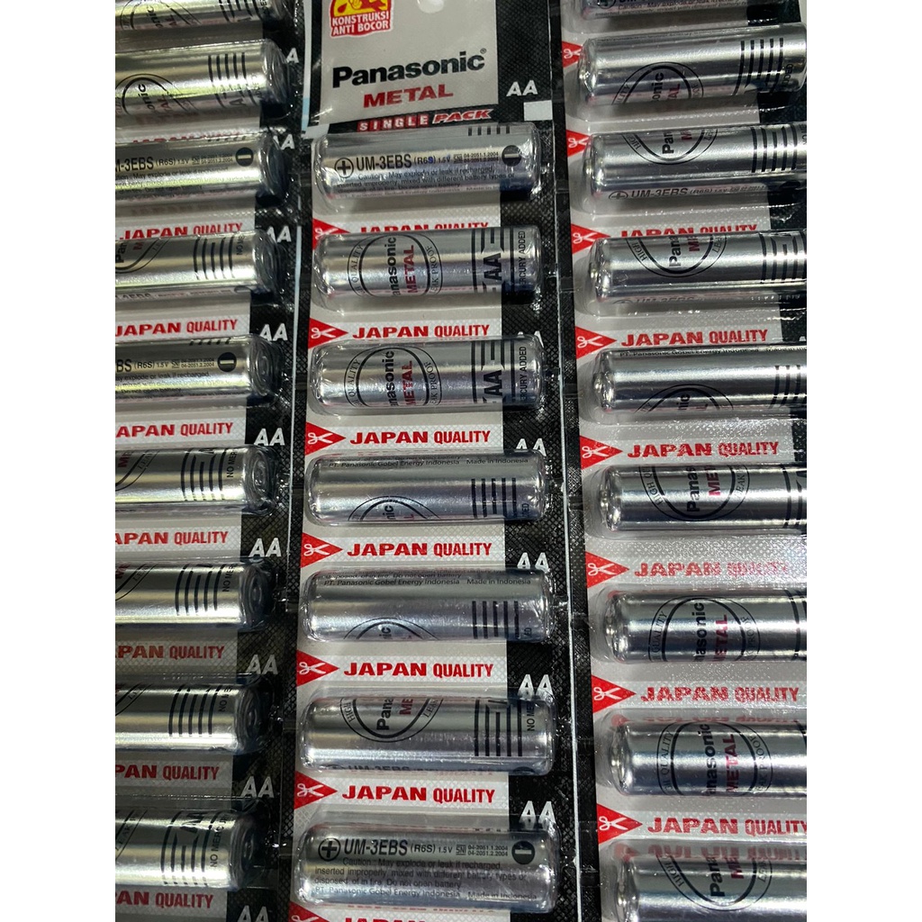 BATERAI AA PANASONIC METAL PER 1 PCS