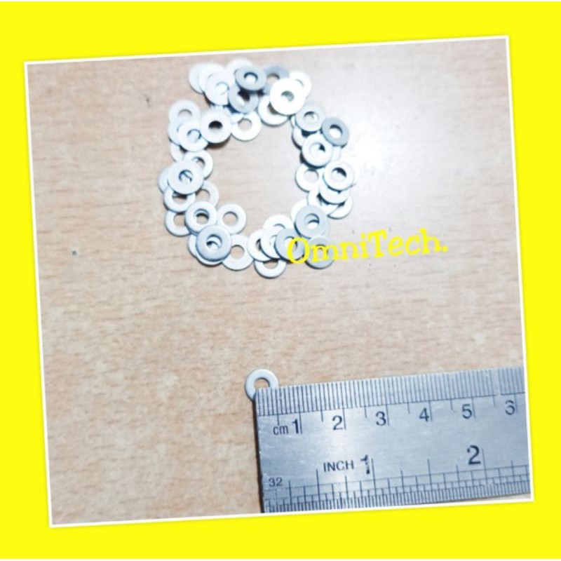 100 Pcs Ring Plat Flat Washer M3 M 3