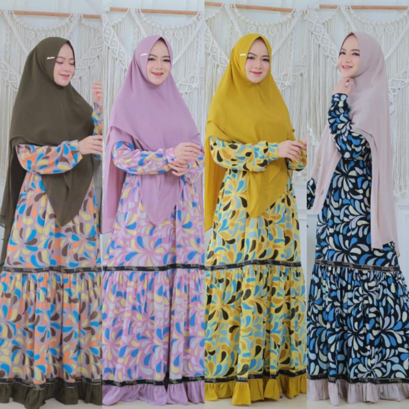 layla set syari original by kanaya