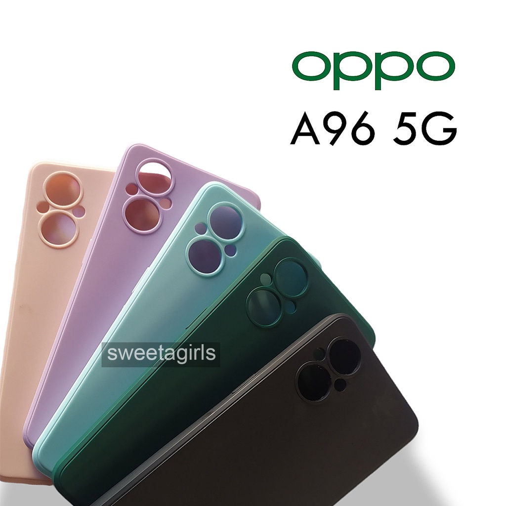 Softcase Silicon Candy untuk Oppo A96 5G - Sweetacase.id -  Case Macaroon - Candy Case - Casing Baby - Aesthetic Case