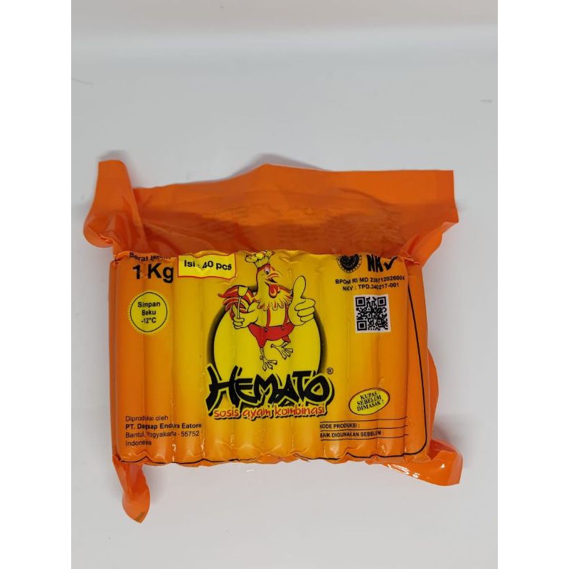 

Hemato Sosis Ayam 40 pcs