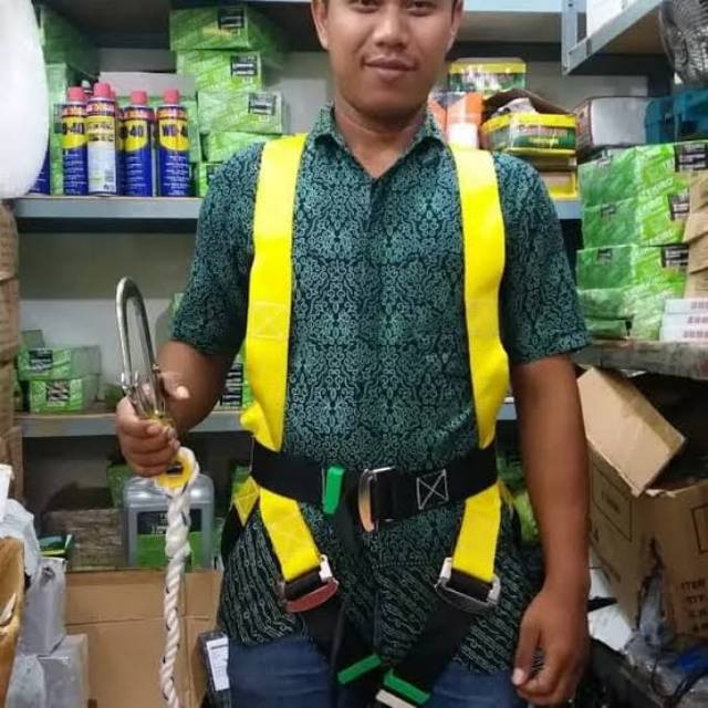 SAFETY BELT FULL BODY SINGLE HOOK BESAR/ BODY HARNES BIG HOOK GT LIFE