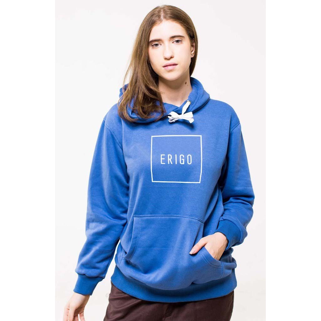  Erigo Hoodie  DOKI BLUE Unisex Shopee Indonesia