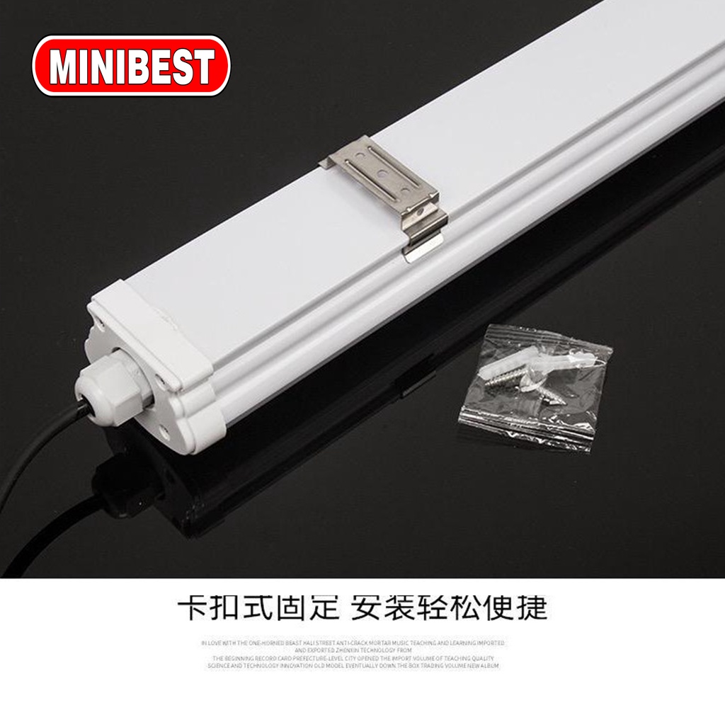 MINIBEST LAMPU LED Kap TL Waterproof 20w 40watt 120cm IP65 Outdoor lampu tl led panjang