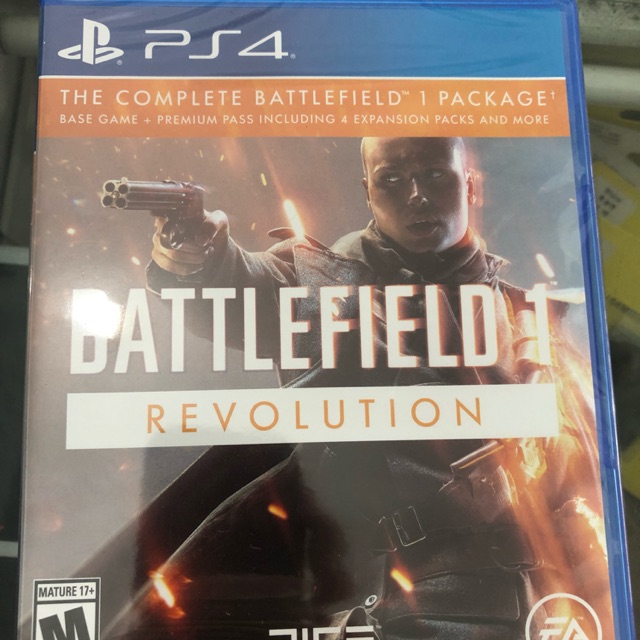 Kaset ps4 battlefield 1 revolution