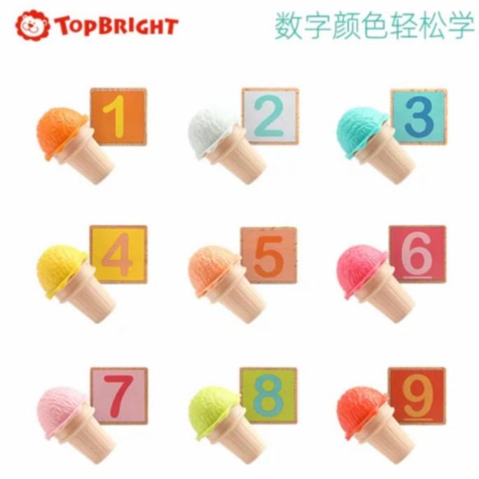 Ice Cream Toys Mainan Edukasi Belajar Matematika Dan Logika Top Bright