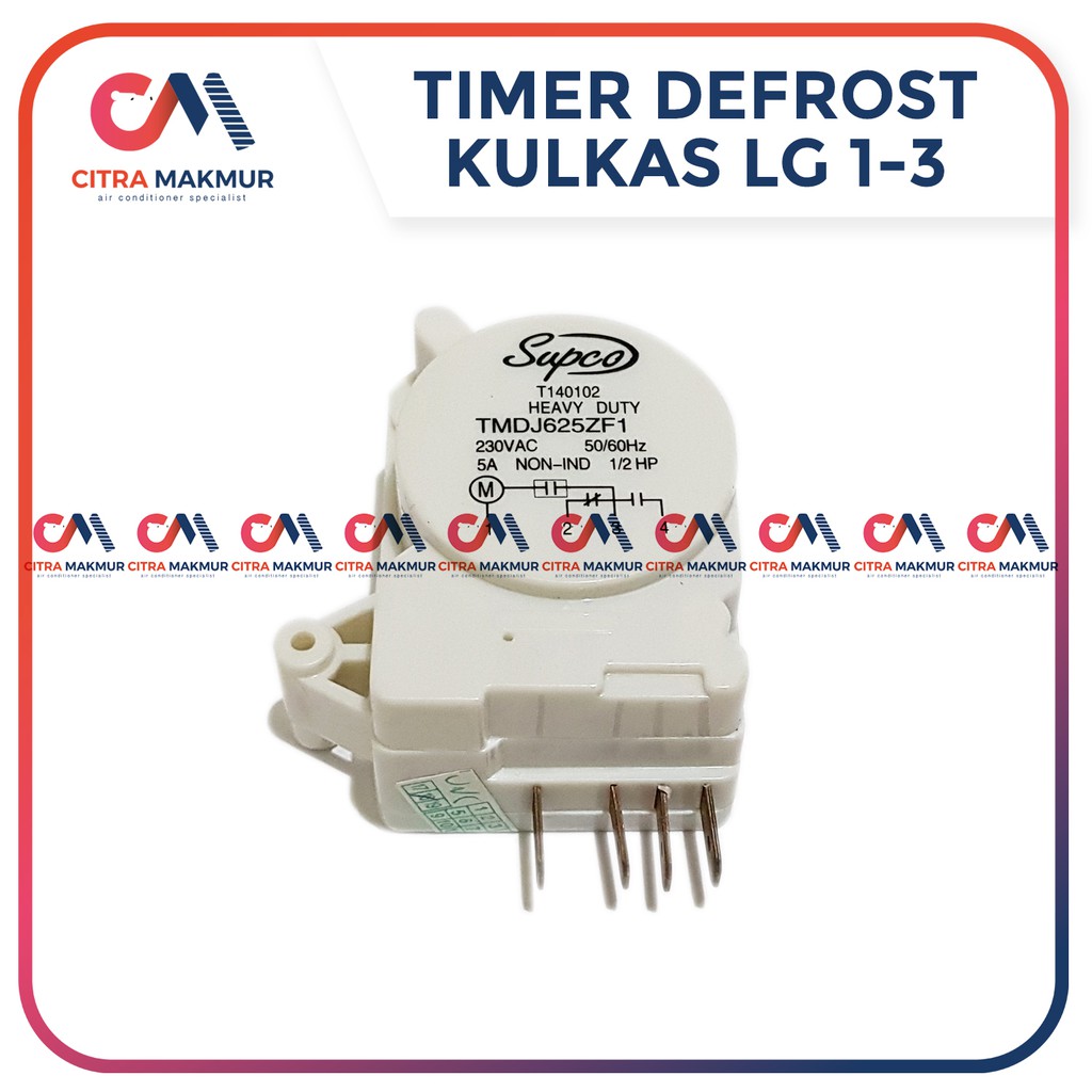 Timer Defrost Kulkas merk LG 1 3 1-3 Refrigerator de frost merek 2 pintu