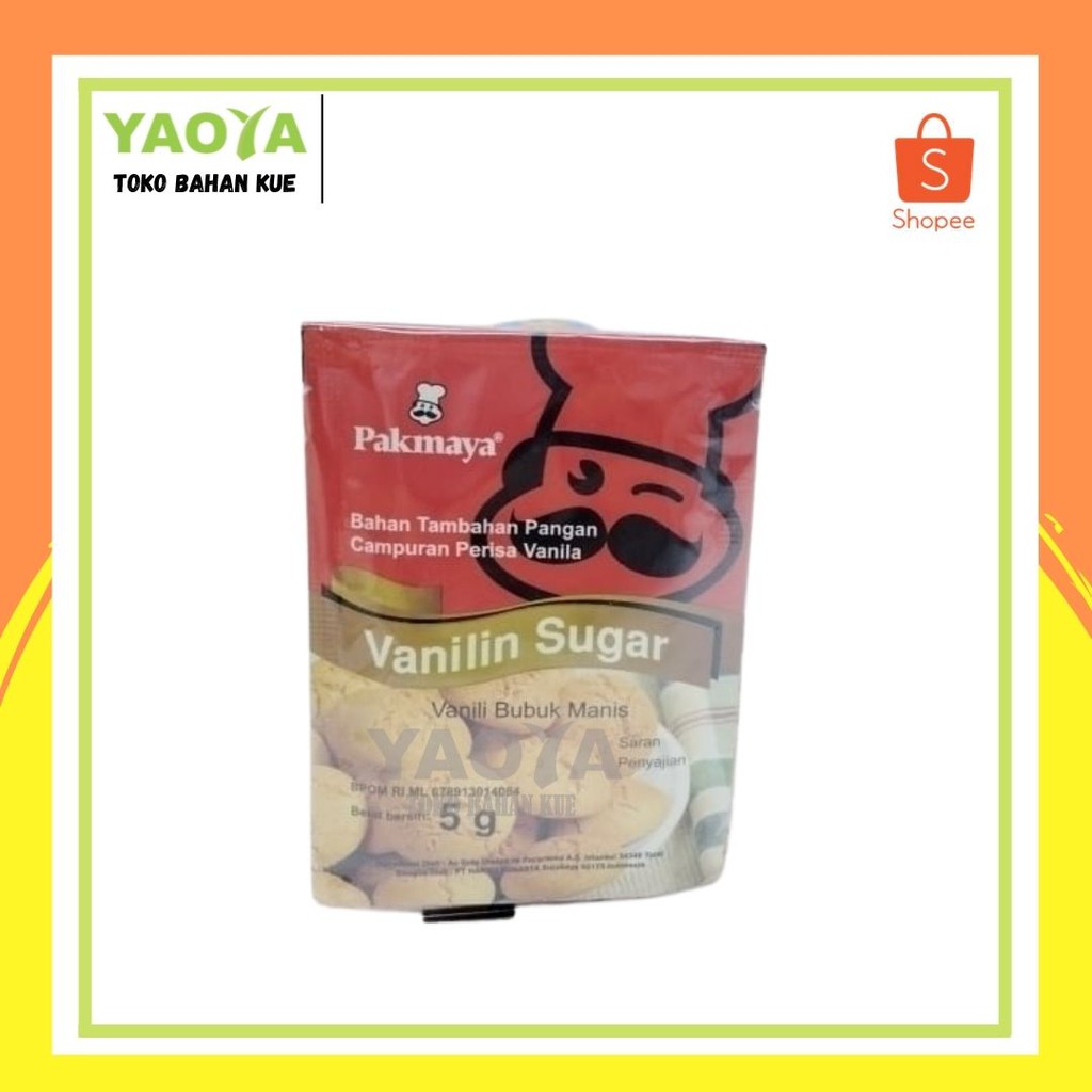 

PAKMAYA VANILIN SUGAR 5gr 5pcs