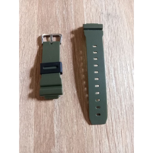 tali jam tangan G-SHOCK DW5600 hijau army