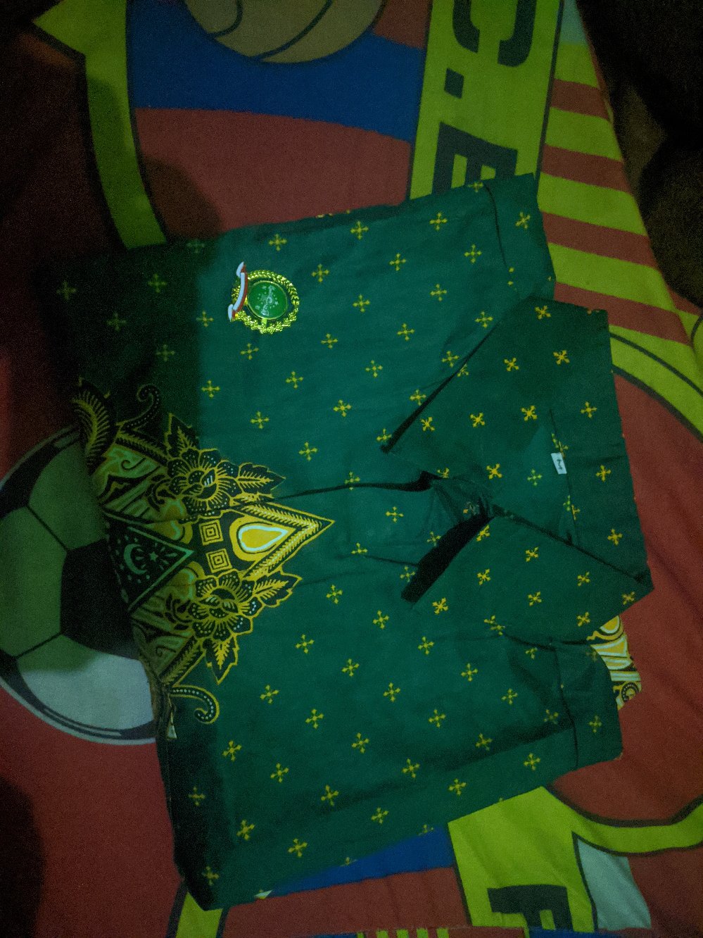 Original Batik Gp Ansor Hijau Nu