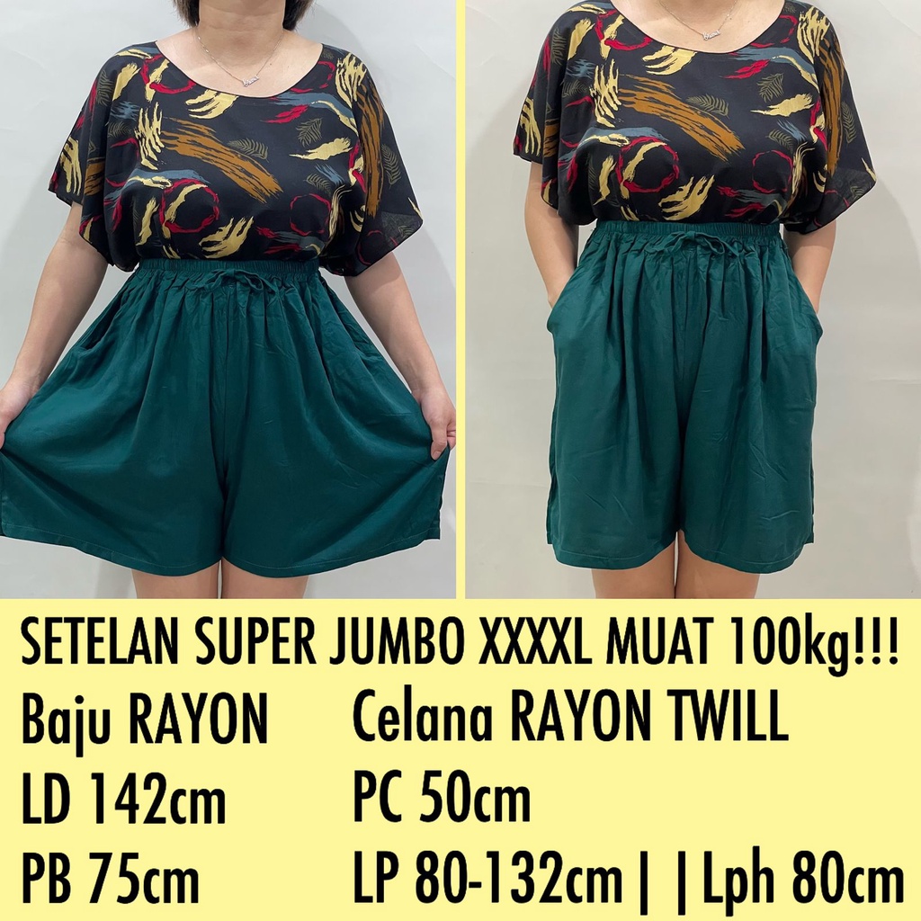 PAKET COMBO E !!! SETELAN BAJU BALI SUPER JUMBO FIT TO 4XL REAL PICT!!!