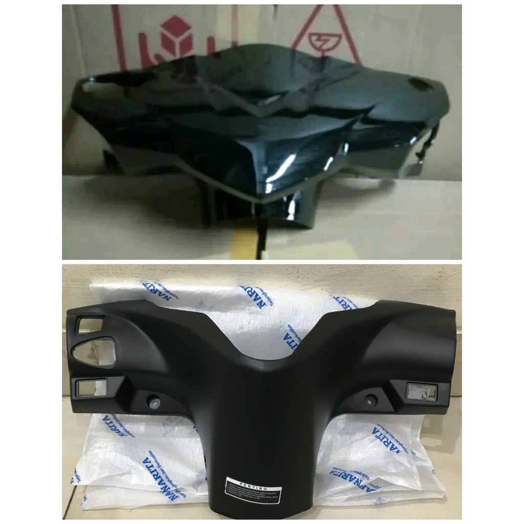 Narita - Batok Set Depan Belakang Vario 110 FI Hitam no iss