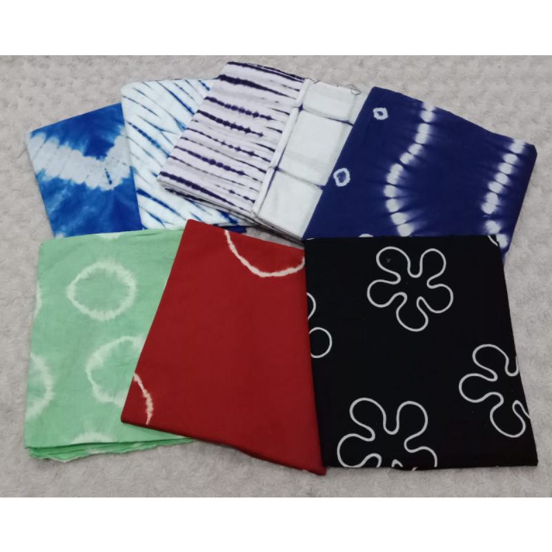 Shibori Katun Handmade. Kain Shibori. Daster Shibori. Grosir Shibori Murah