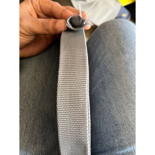 Tali Webbing Tali Bisban Nilon Motif Bolong