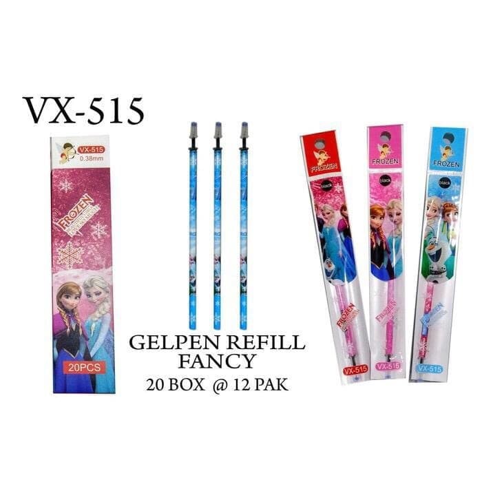 

BEST SELLER Isi Ulang REFILL Pen Gel pulpen 20 pcs mix random karakter model unik