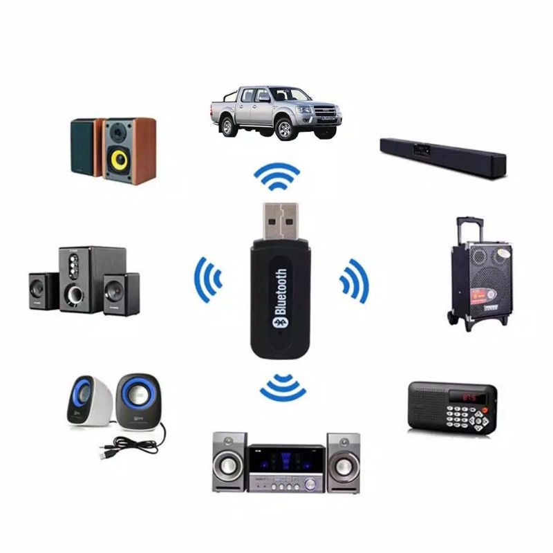 BLUETOOTH RECEIVER WIRELESS STEREO AUDIO ADAPTER USB / USB BLUETOOTH SPEAKER AUDIO MUSIC