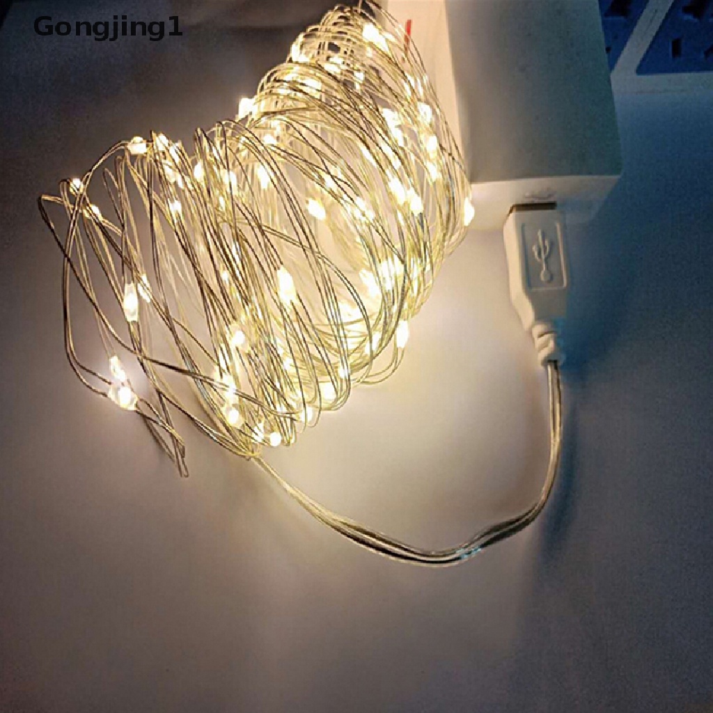 Gongjing1 Lampu Tumblr 20-Led 3M 30-Led Tenaga Usb Panjang 2M