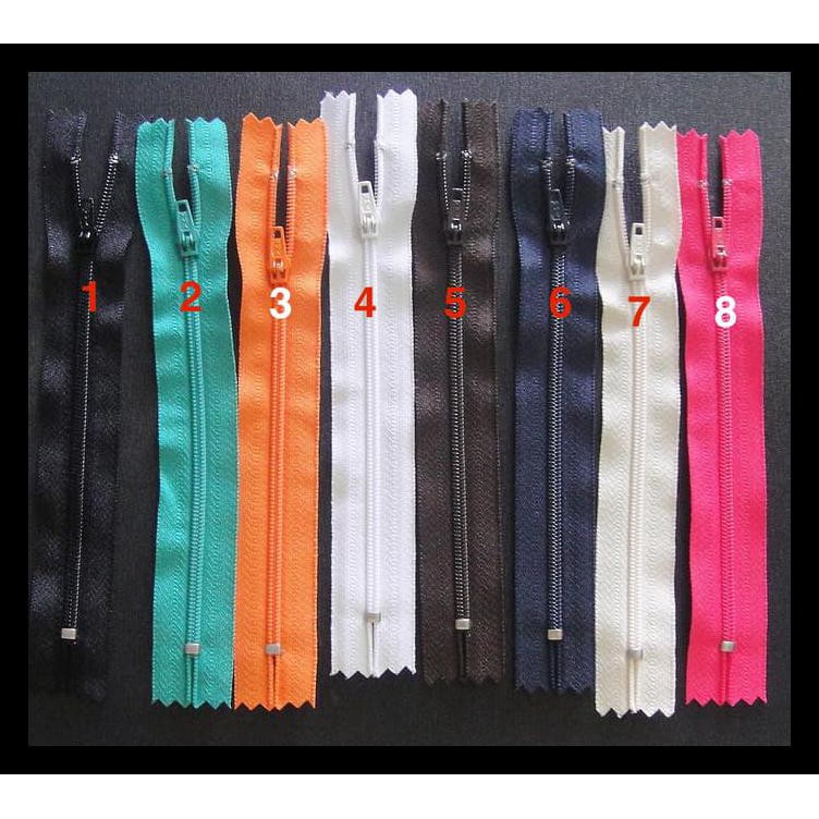 Resleting Ykk Ukuran 15Cm Buat Celana Kain/Seragam Sekolah Aneka Warna Sale