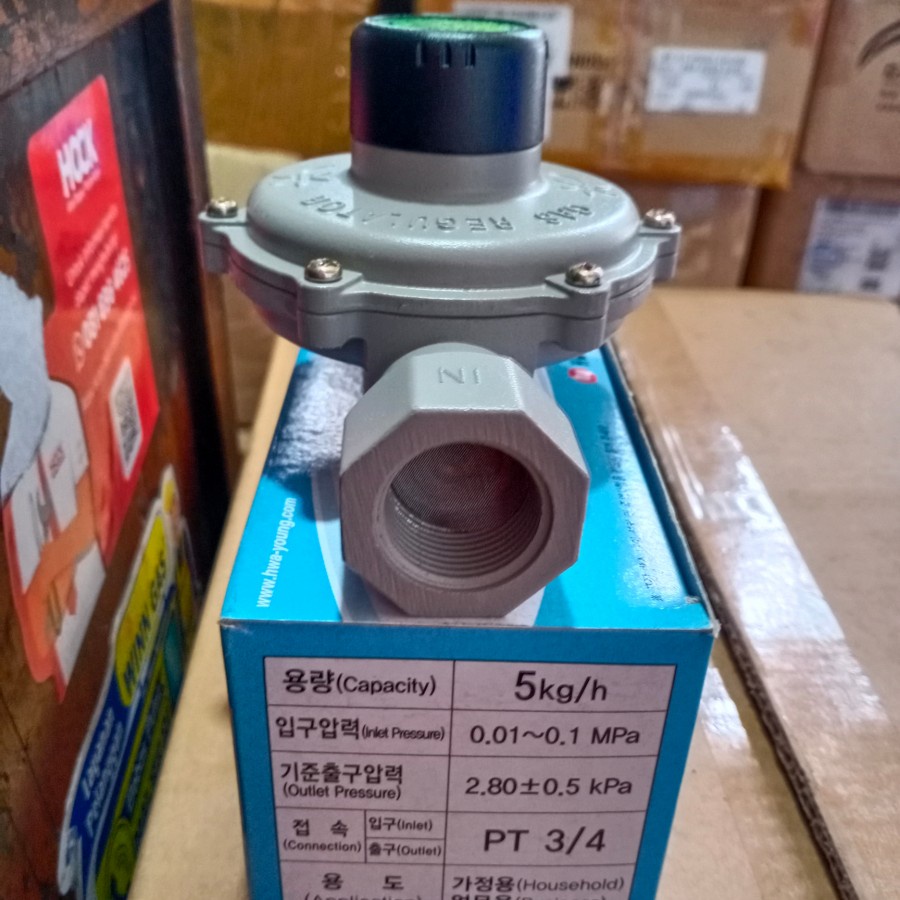 regulator 5kg 3/4 x 3/4