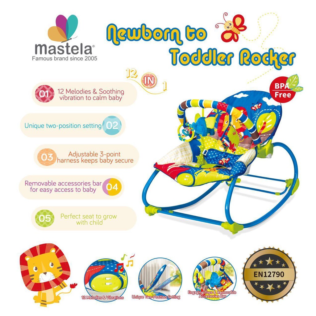 Mastela Rocker Newborn to Toddler / Kursi Goyang Bayi