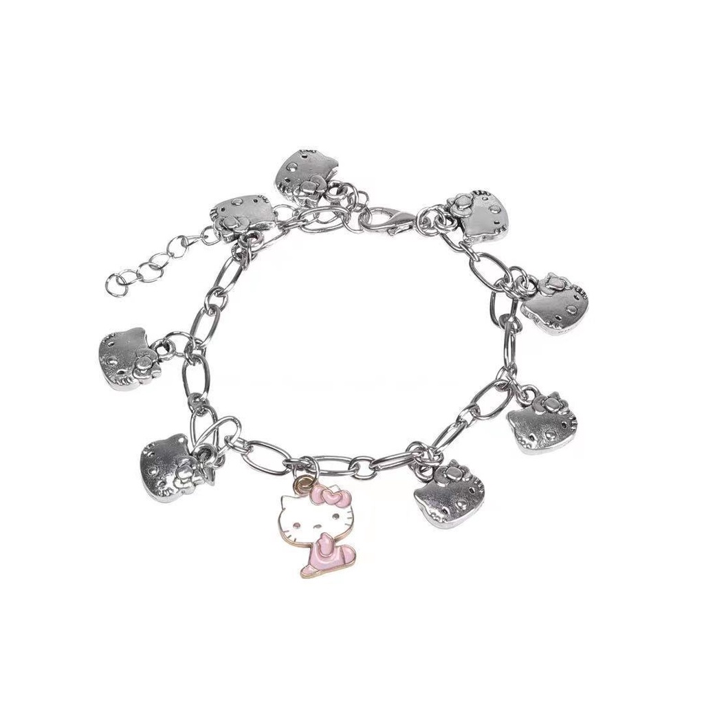 Trendi manis helloKitty lucu gelang temperamen teman wanita hadiah sisters Jepang dan Korea niche